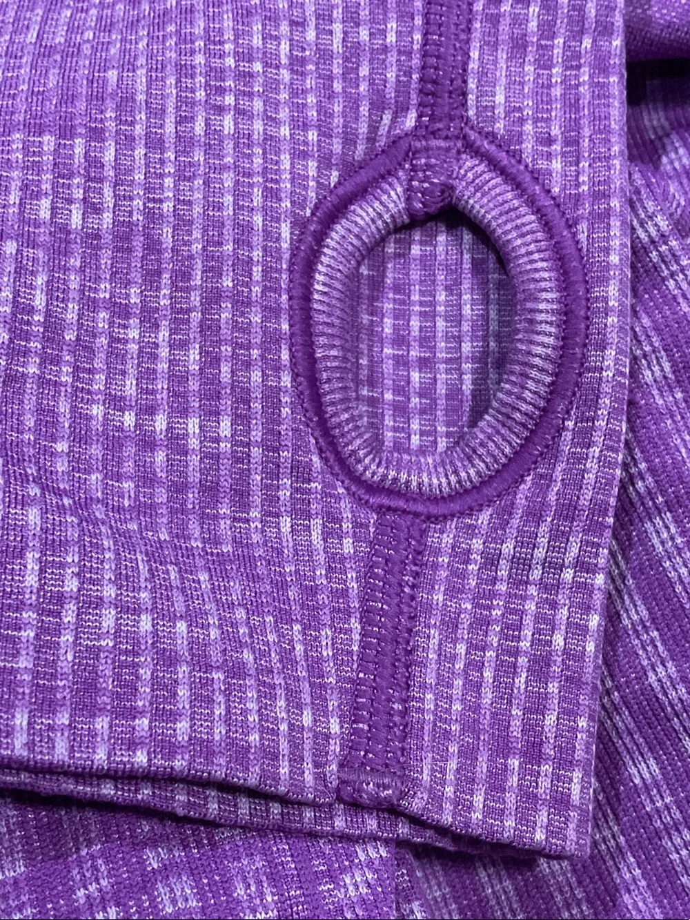 lululemon athletica Rest Less Sweat Wicking Heathered Tender Violet Long-Sleeve